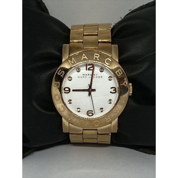 Marc Jacobs MBM3077 Women's Stainless Steel Analog White Dial Quartz Watch KS569 - Picture 3 of 12